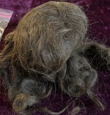 Antique Human Hair Doll Wig Size 11-12  For Bisque Or French Bebe Doll 9465