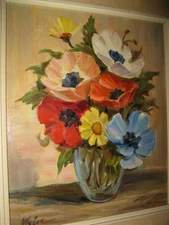 WISE Anso, *1895 Rare Floral Still Life