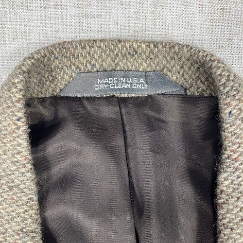 Taos Country Western Collection Tweed Blazer Jacket Sport Coat Mens 44 - Picture 8 of 18
