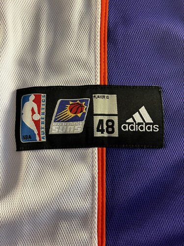 Steve Nash Authentic Phoenix Suns Jersey Adidas 48 Stitched VTG - Picture 7 of 7