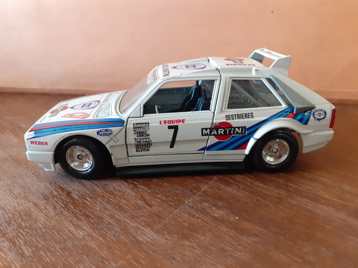 Lancia Delta S4 Rally Monte Carlo Burago scale 1:24 vintage good condition