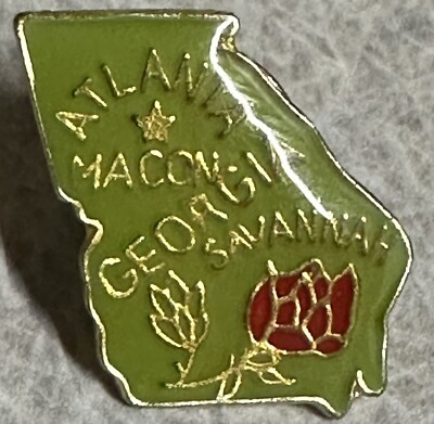 Vintage GEORGIA State Souvenir Lapel Hat Pin [U] | eBay