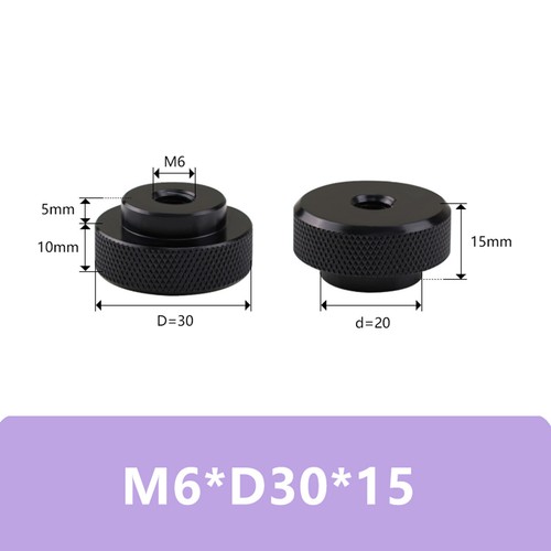 Rändelmutter M3 M4 M5 M6 M8 M10 Durchgangsloch Aluminium hohe Form Raendelmutter - Bild 13 von 20
