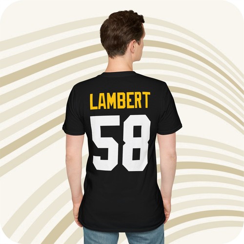 Jack Lambert #58 Pittsburgh Steelers Trikot T-Shirt - Front & Back Print - Bild 5 von 6