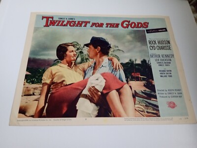 Original Vintage Movie Lobby Card Twilight For The Gods 1958 Rock ...