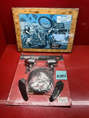 Show Chrome 55w Mini Halogen Driving Light Kit Honda 2001-07 GL1800 Goldwing Fog