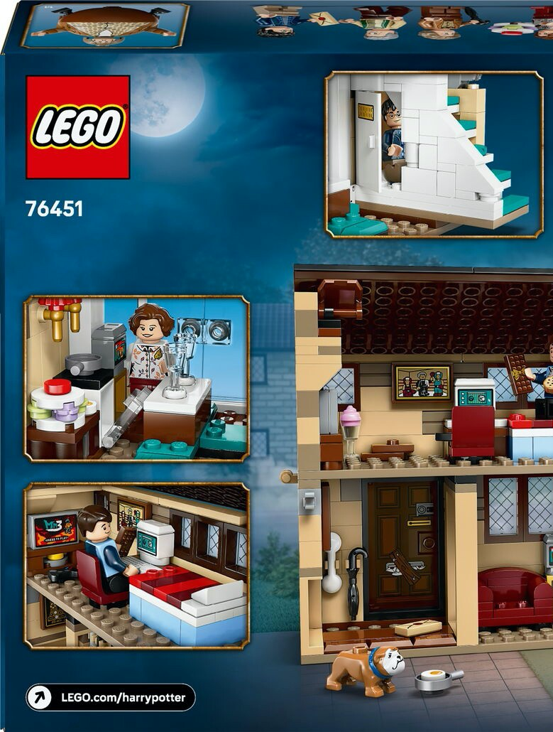 LEGO Harry Potter 76451 Privet Drive Aunt Marge's Visit 639 pcs