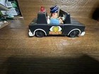 Vintage Fisher Price Husky Helpers Police Squad Car 1981 and 2 Police Men