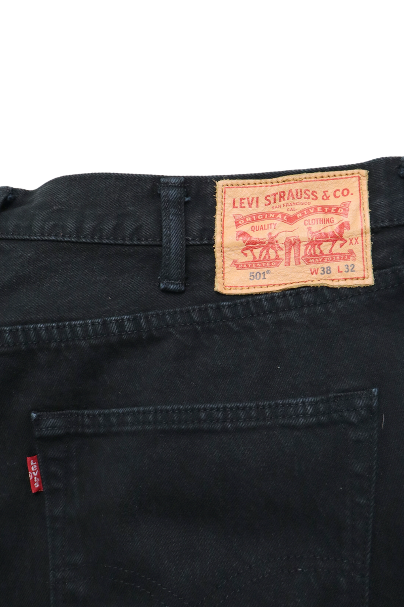 LEVI's 501 Jeans Men's W38/L32 Straight Leg High Rise Waist Button