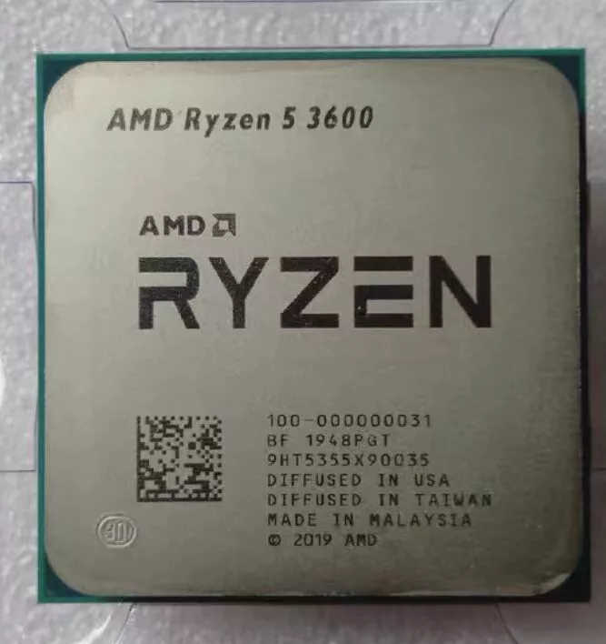 AMD Ryzen 5 3600 AM4 CPU Processor R5 3600 6Core Twelve-Thread 3.6