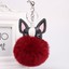 thumbnail 77 - 2020 New Cute Pineapple Fur Ball Keychain Bag Car Pendant Keyring Birthday Gifts