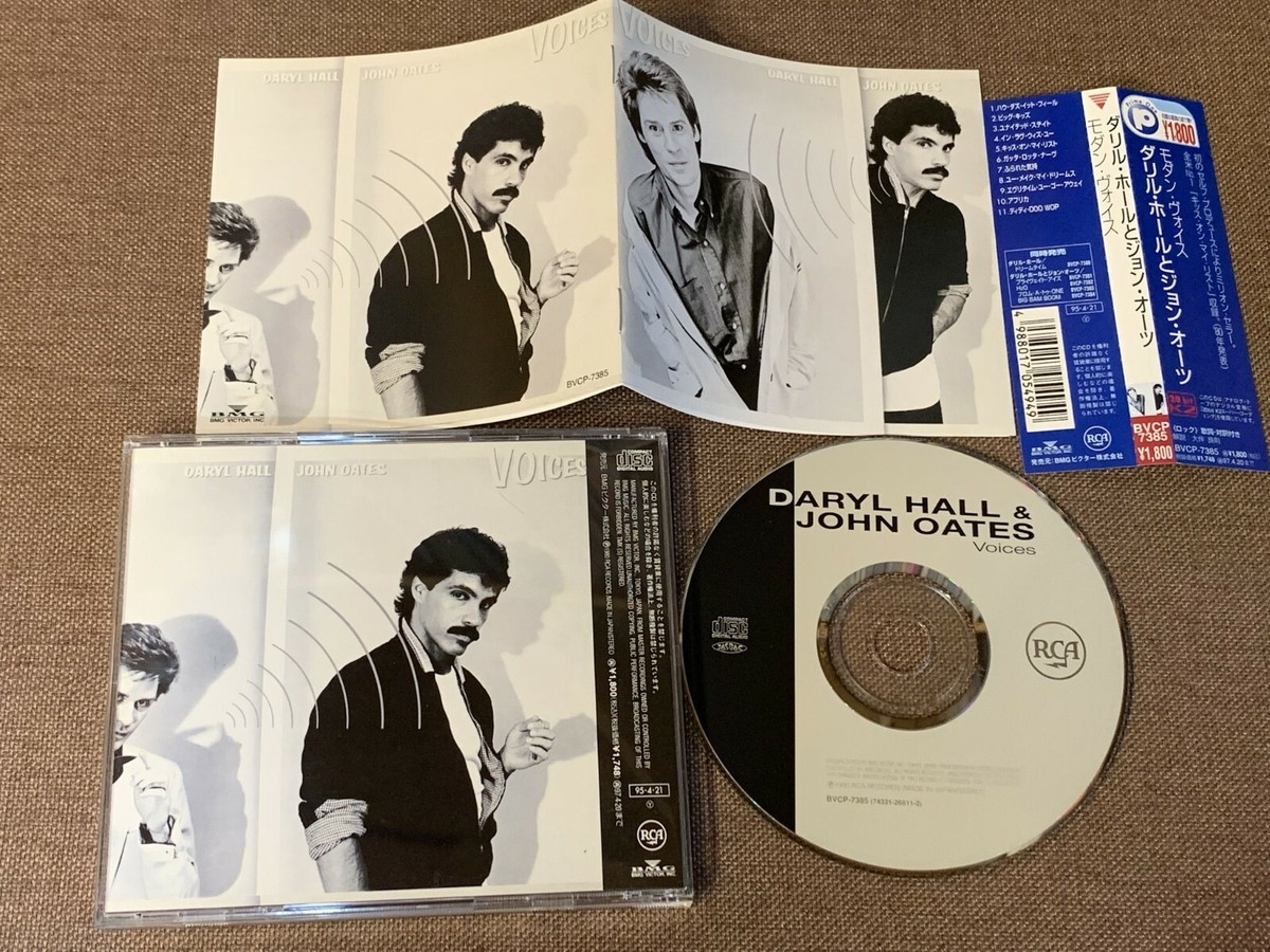 DARYL HALL & JOHN OATES Voices JAPAN CD BVCP-7385 w/ OBI 1995