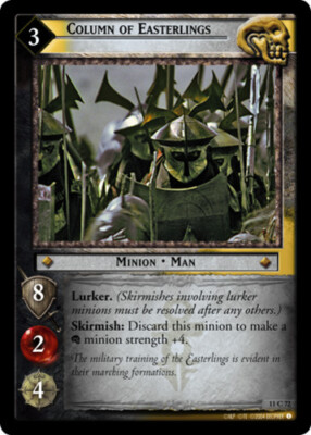 LOTR: Column of Easterlings [Ungraded] LOTR: Shadows Lord of the Rings ...