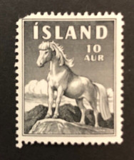 1958 Iceland 10 aur Icelandic Pony Mint
