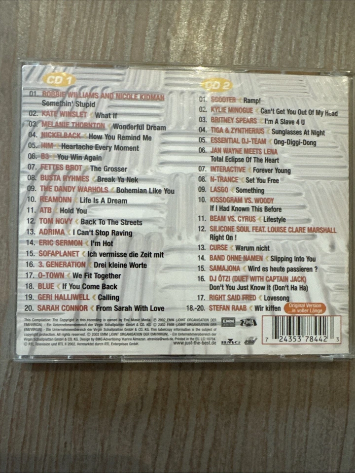 Just The Best 2002 Vol. 1 von Various | CD | Zustand Akzeptabel / B16 - Bild 2 von 2