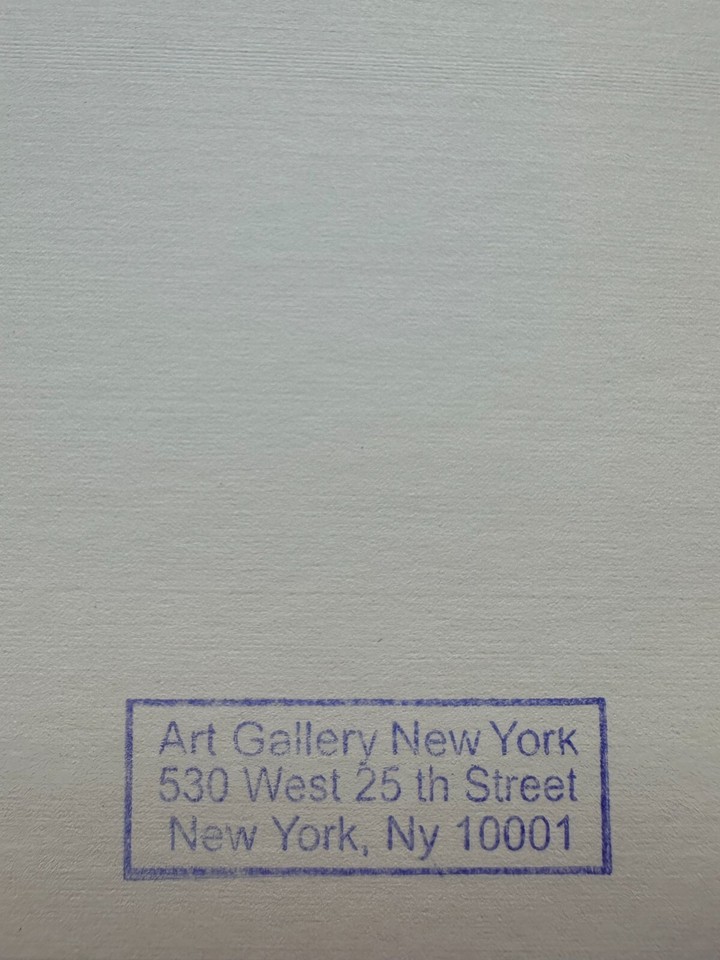 COA Keith Haring Art Print Vintage Poster Numbered Signed by the Pen