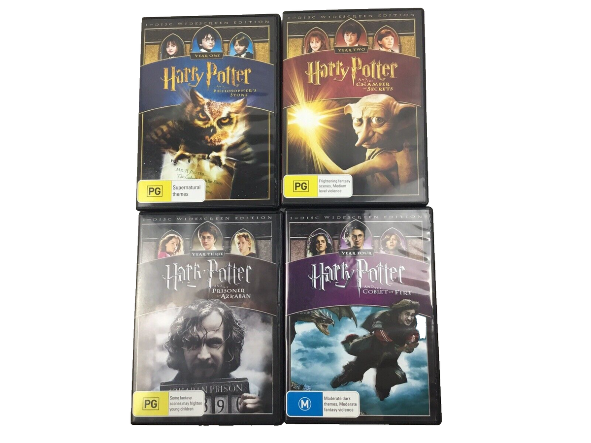 Harry Potter DVD Movies Collection Years Region