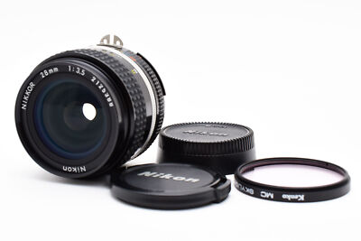 [Near MINT] Nikon Ai-s NIKKOR 28mm f/3.5 MF Wide Angle  Lens From JAPAN #2337935