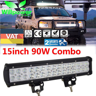 15 Zoll 90W LED Lichtleiste Led Light Bar Arbeitsscheinwerfer für offroad Auto