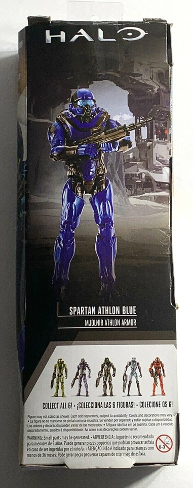 Figura de acción Halo Spartan Athlon azul 12" MATTEL Foto 3 de 4