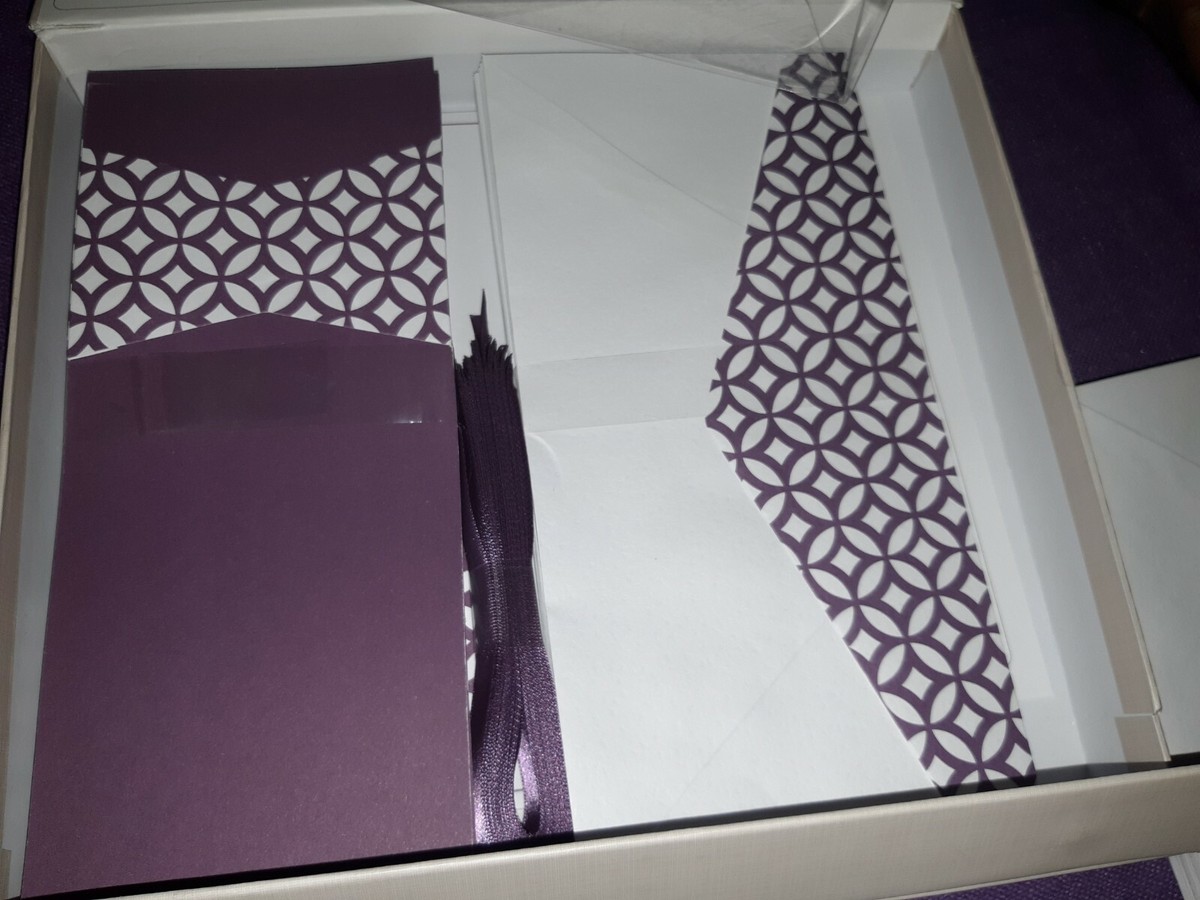 Brides Deluxe Invitation Kit 30 CT NIP Bride Magazine White