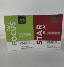 oml focus+starbien omnilife suplementos vitamina para la Memoria duo de 2 Pack.
