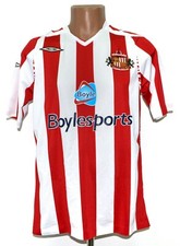 SUNDERLAND 2007/2008 HOME FOOTBALL SHIRT UMBRO SIZE M ADULT