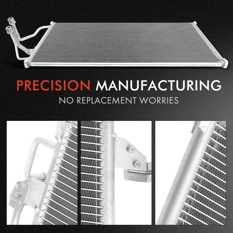 2x Nuevo radiador y condensador de aire acondicionado para Buick LeSabre Park Avenue Oldsmobile Pontiac Foto 4 de 4