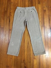 VINEYARD VINES MEN'S TAN BROWN CORDUROY CLUB PANTS TAG 33 ACTUAL SIZE 32W X 29L