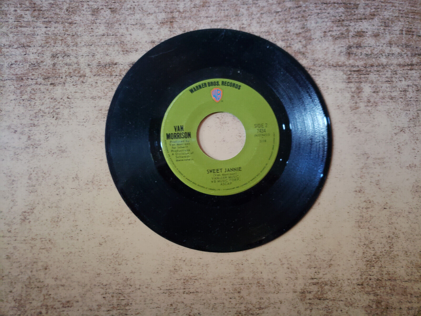 1970s MINT-EXC Van Morrison – Domino / Sweet Jannie 7434 45