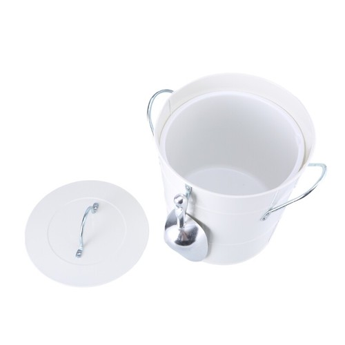 Metal Ice Bucket with Shovel and Lid Drink Coolers Beverage Tub Wine Bucket - Picture 9 of 12