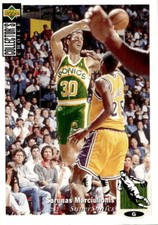 1995/96 NBA Upper Deck Figure # 52 Sarunas Marciulionis