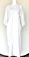 J Marie embroidered Louise MIDI Dress size XS Retail 180 Tencel Cotton Linen