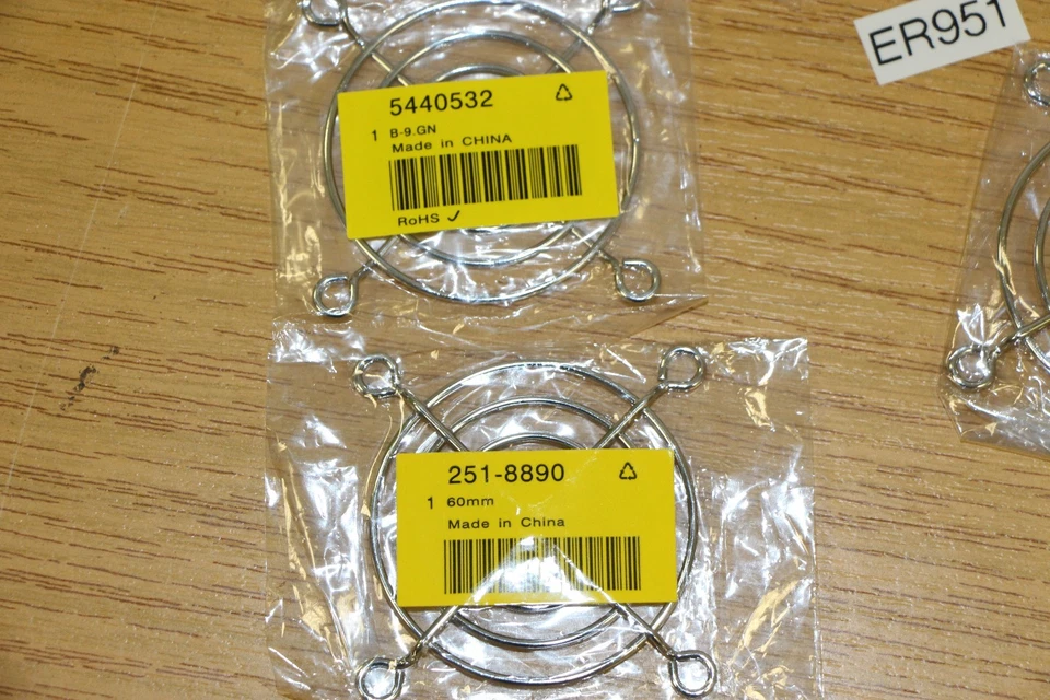 7 verschiedene Lüftergitter Schutz-Gitter für Lüfter (ER951) - Bild 2 von 2