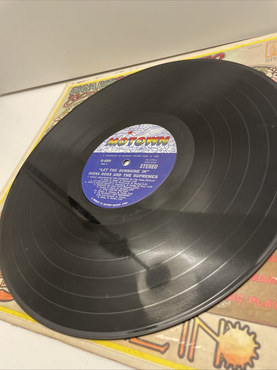 西LP Supremes Let The Sunshine In S689 Motown /00260 Diana Ross & The Supremes – Let The Sunshine In – Vinyl (LP