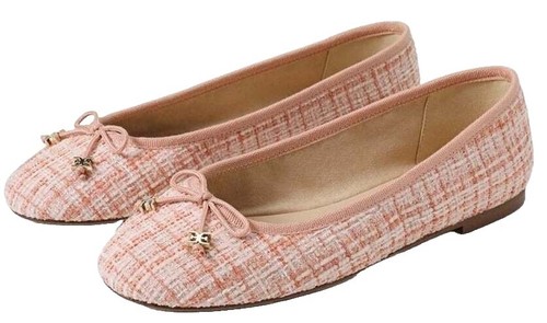 8.5 Sam Edelman Felicia ballet flat In pink topaz velvet