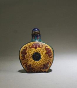 A Cloisonne Snuff Bottle