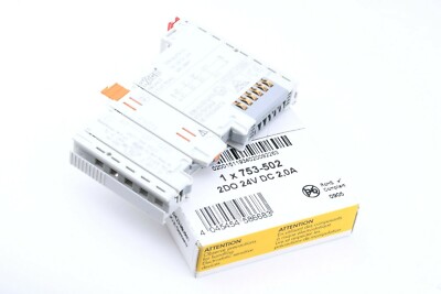 Wago 753-502 Ausgangsklemme Digital 2DO 24V DC 2,0A Ausgangsmodul Klemme
