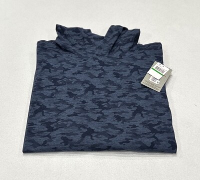 PGA Tour Men's Luxe Water Repellent Hoodie, Navy Indigo Heather, Size L