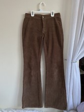 John Galt Brandy Melville brown corduroy slight flare pants