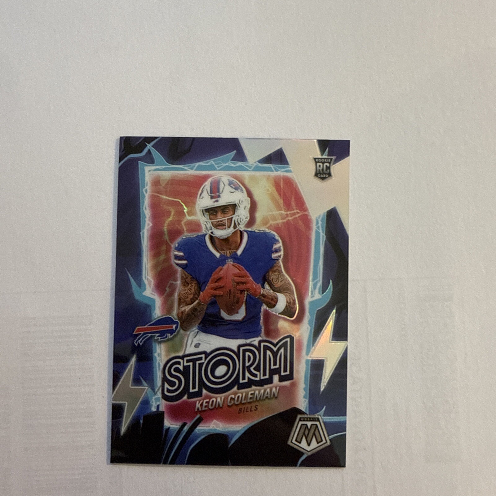 2024 Panini Mosaic Keon Coleman Rookie Silver Storm Bills
