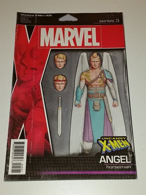 X-MEN UNCANNY #5 ACTION FIGURE VARIANT ANGEL HORSEMAN FEB 2019 MARVEL COMICS 