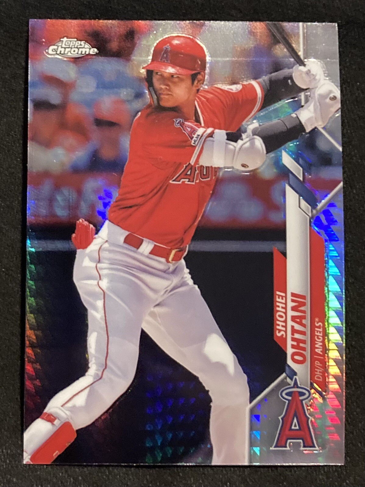 2020 Topps Chrome #21 Shohei Ohtani Prism Refractor Angels