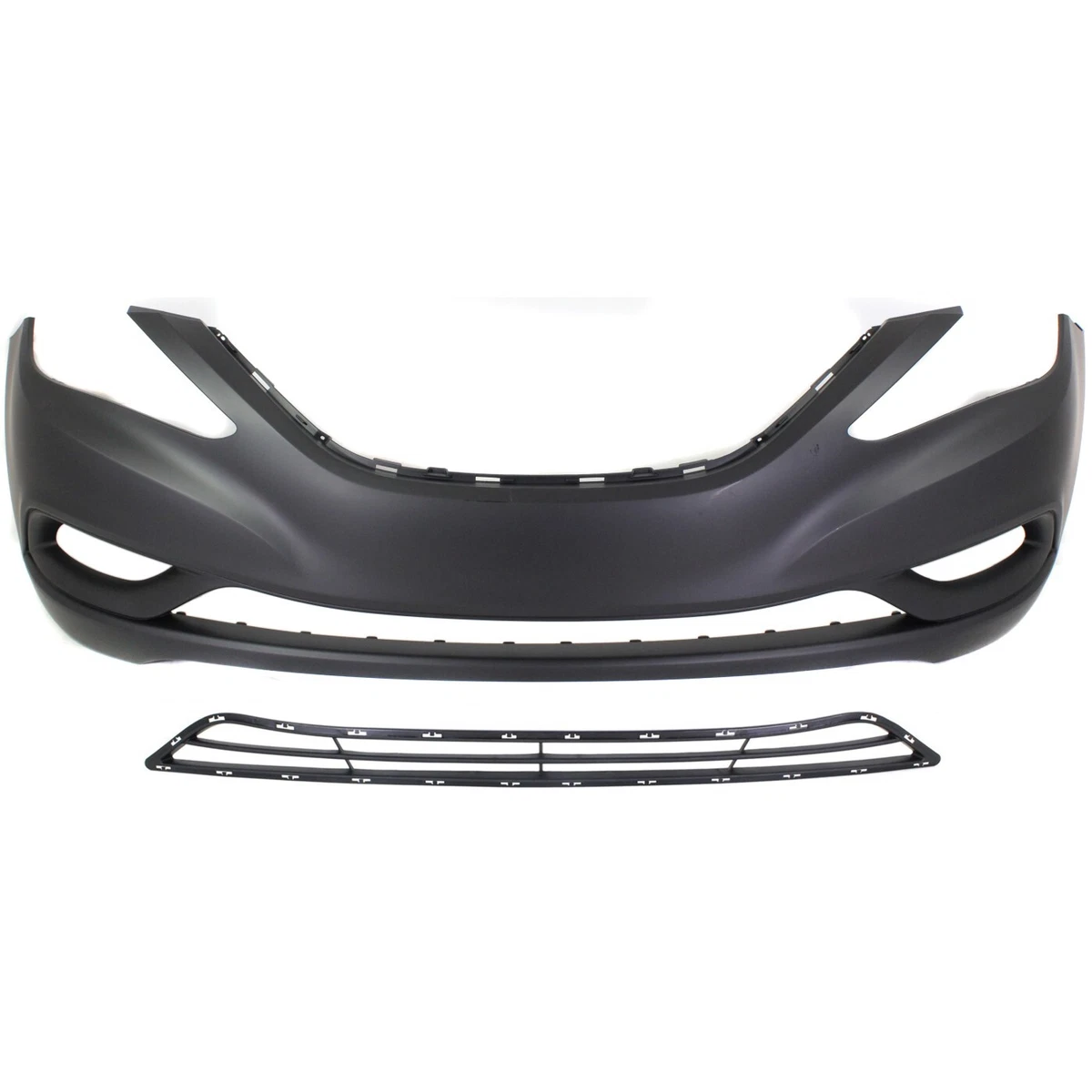 Front Bumper Cover Kit Includes Bumper Grille For 2011 2013