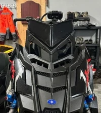 *Premium* Gloss Black Headlight Covers Fits Polaris Axys ~ 213 Parts