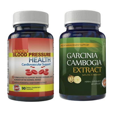 Circulatory Wellness Supplement & Garcinia Cambogia Weight Management 60 Caps