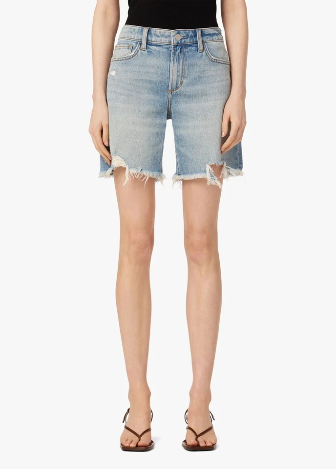 Joe's Jeans The 7" Lara Bermuda Shorts, Brightside Destruct, 24
