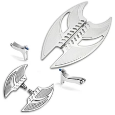 Chrome Blade Driver Passenger Floorboard For Harley Special Softail Slim 1980-Up