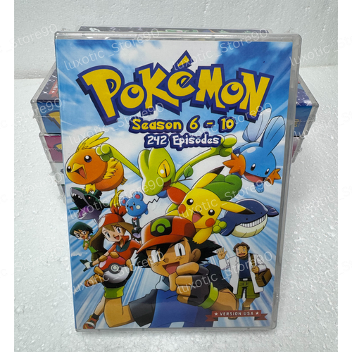 Pokemon Complete Series DVD Box Set (Seasons 1–25) English Dubbed All Region - Zdjęcie 5 z 18