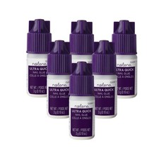 Nailene Ultra Quick Nail Glue Value Pack, 0.10 Fl Oz (Pack of 6), 6 PACK